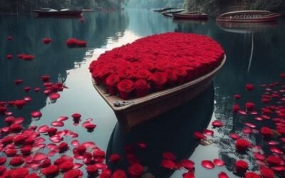 hình nền cầu duyên thuyền hoa