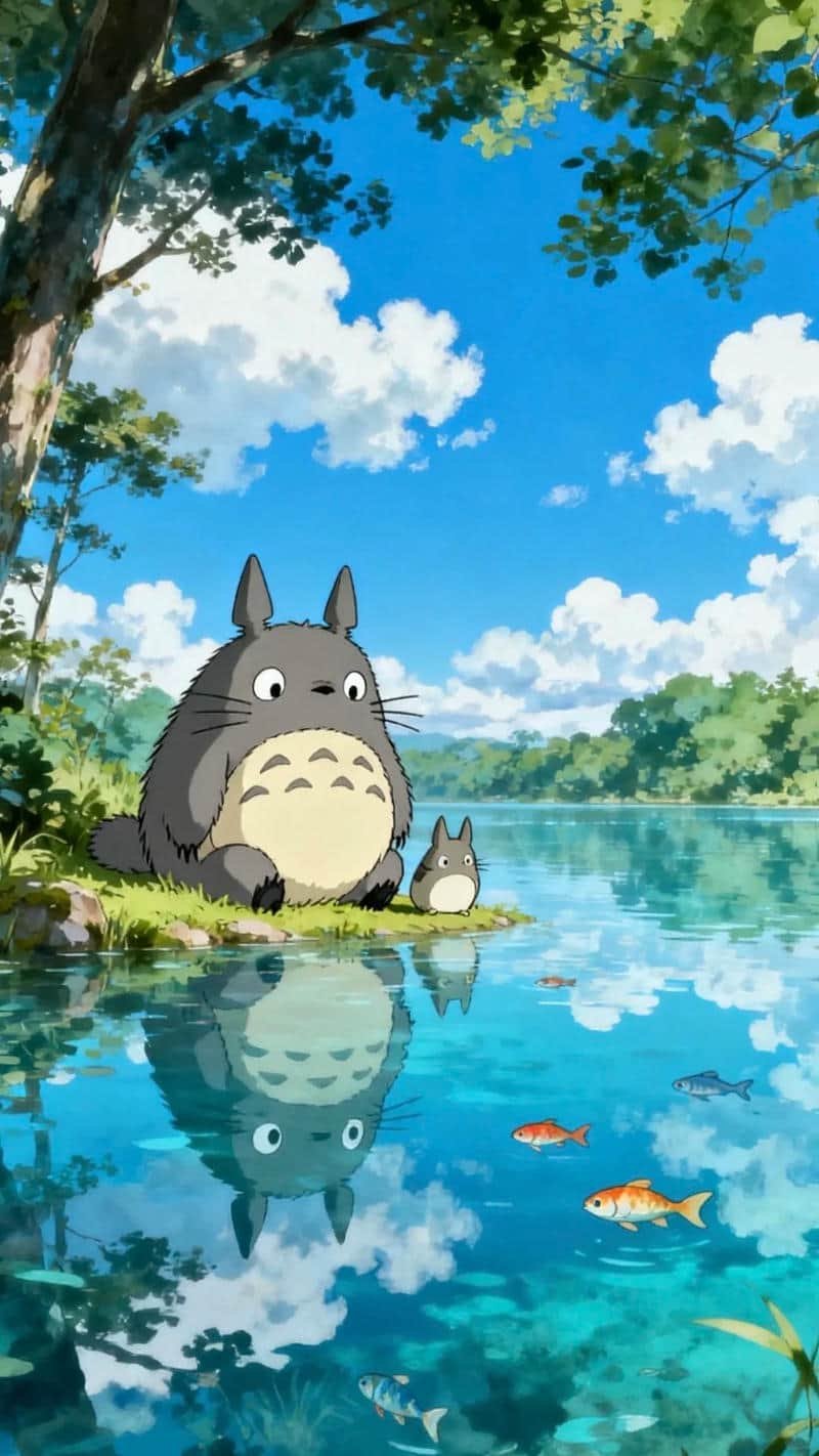Ảnh hình nền totoro sắc nét