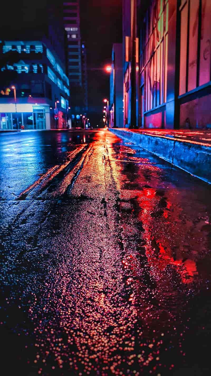 Bộ hình nền thành phố neon sắc nét nhất