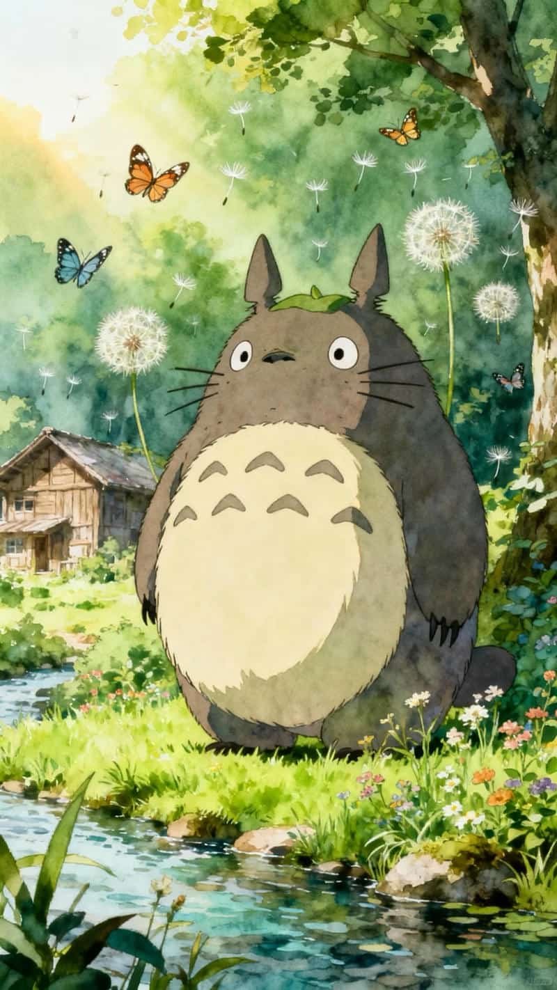 Bộ hình nền totoro thu hút