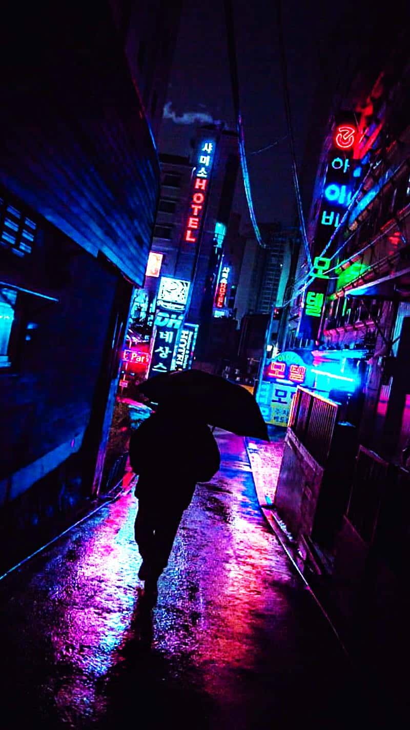 Bộ sưu tập hình nền thành phố neon đẹp nhất