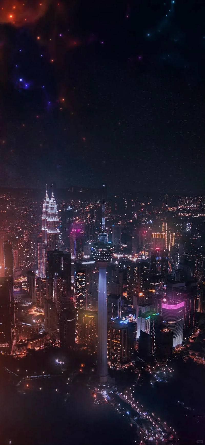Khám phá hình nền thành phố neon đẹp