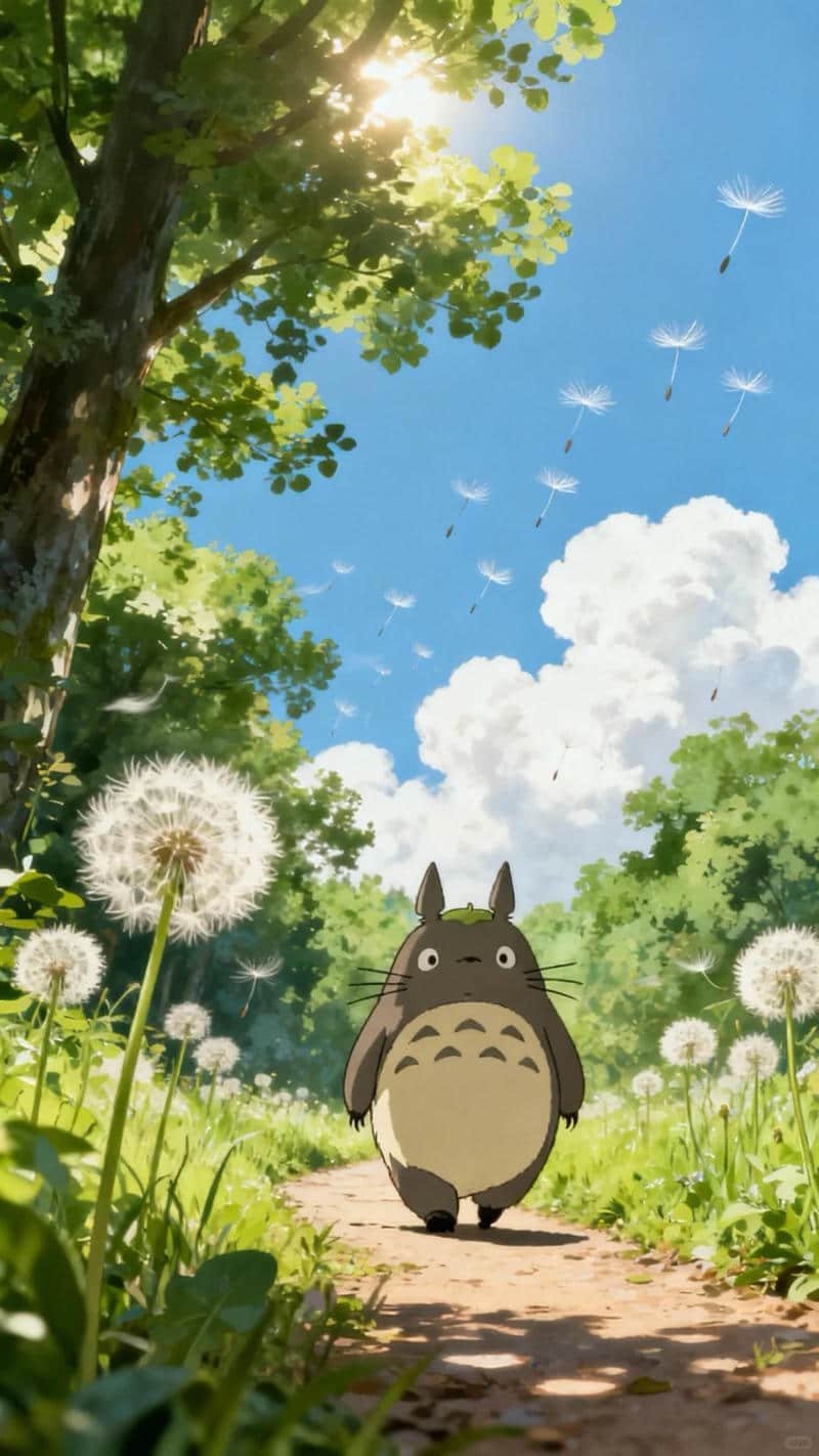 Loạt hình nền totoro cuốn hút