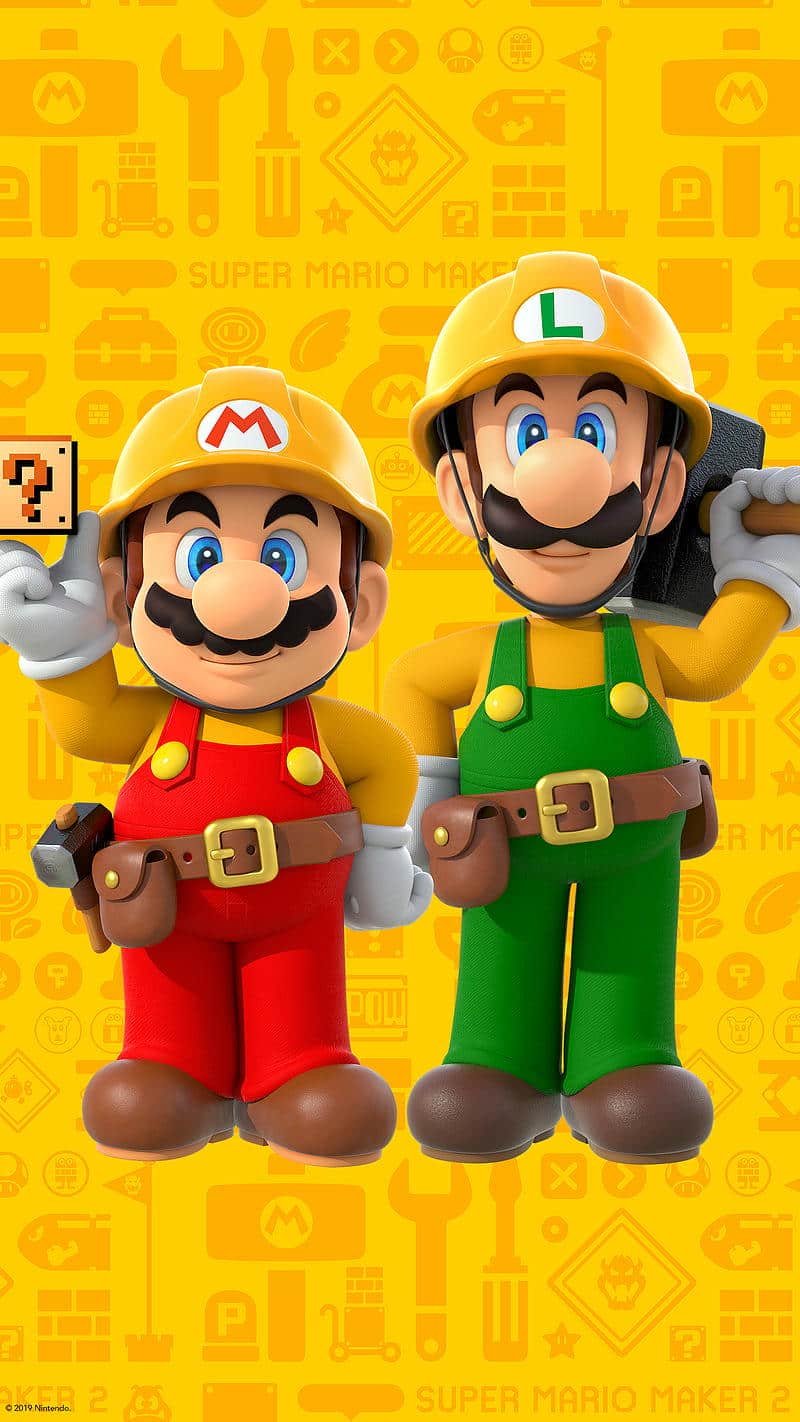 Ngắm hình nền super mario thu hút