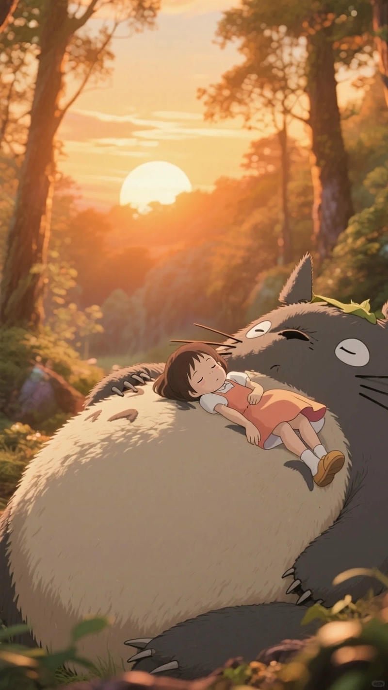 Ngắm hình nền totoro miễn phí
