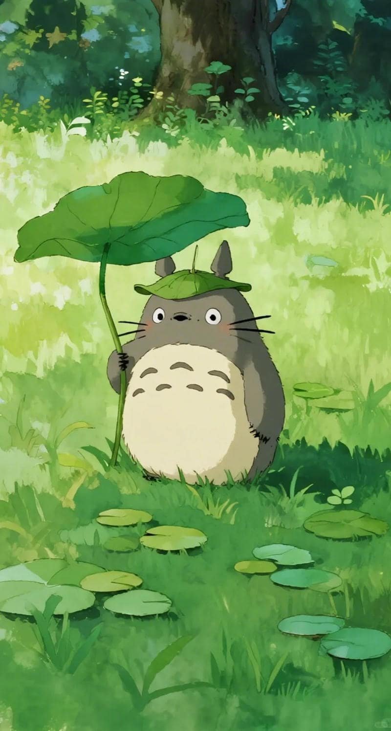 Ngắm hình nền totoro thu hút
