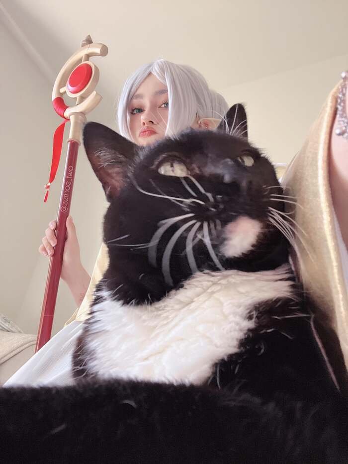 ảnh cosplay frieren anime chất
