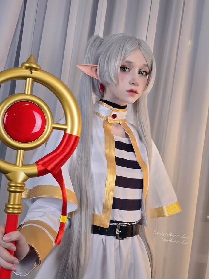 ảnh cosplay frieren anime cực đẹp