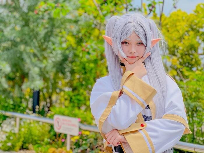 ảnh cosplay frieren anime đẹp hot
