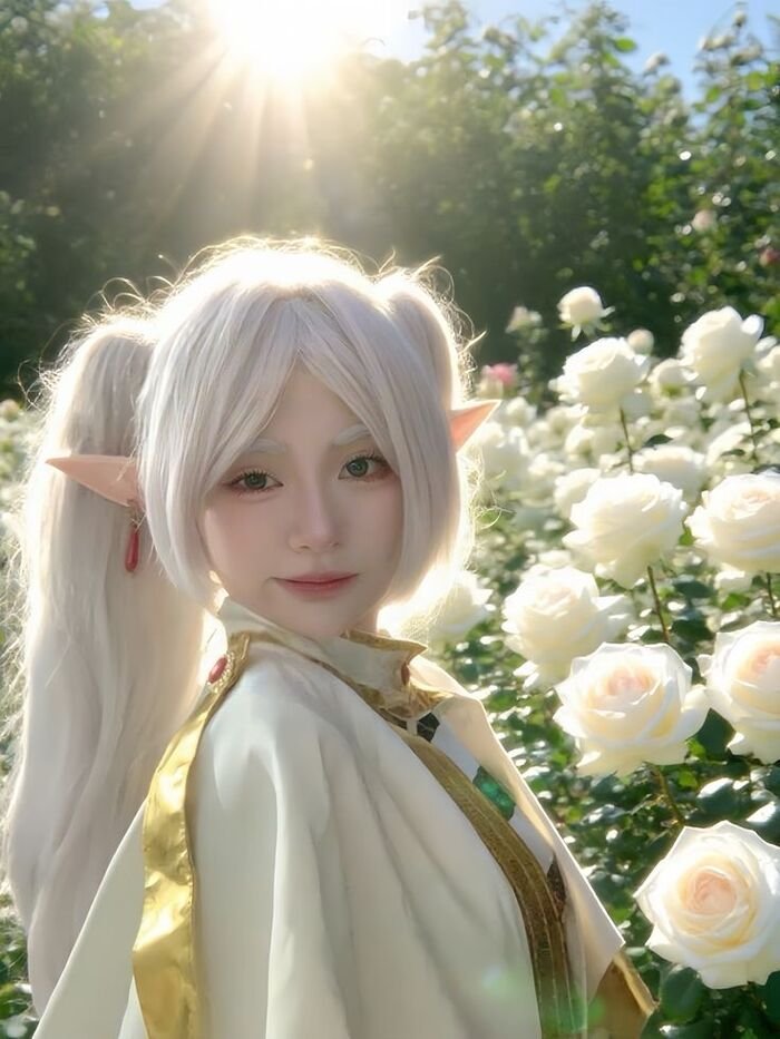 ảnh cosplay frieren anime