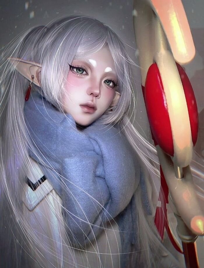 ảnh cosplay frieren cute nhất