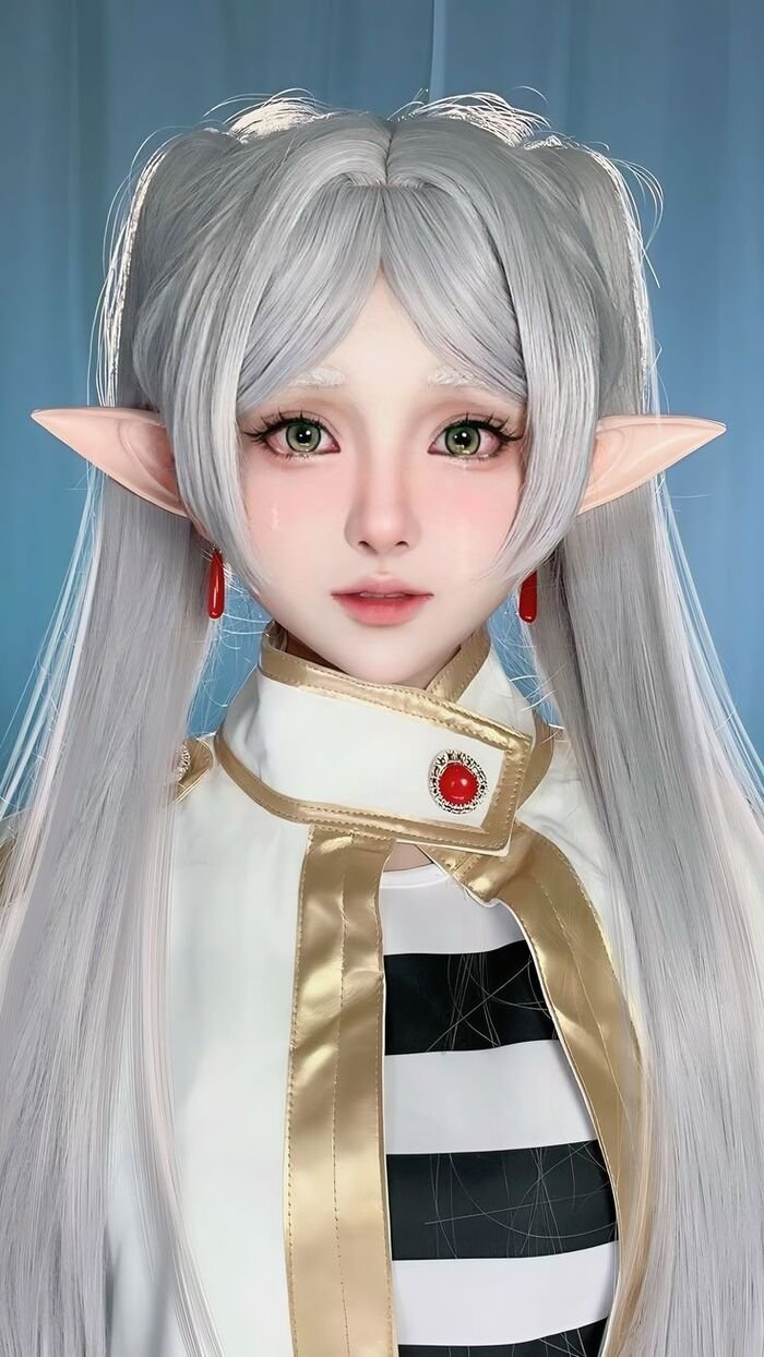 ảnh cosplay frieren đáng yêu