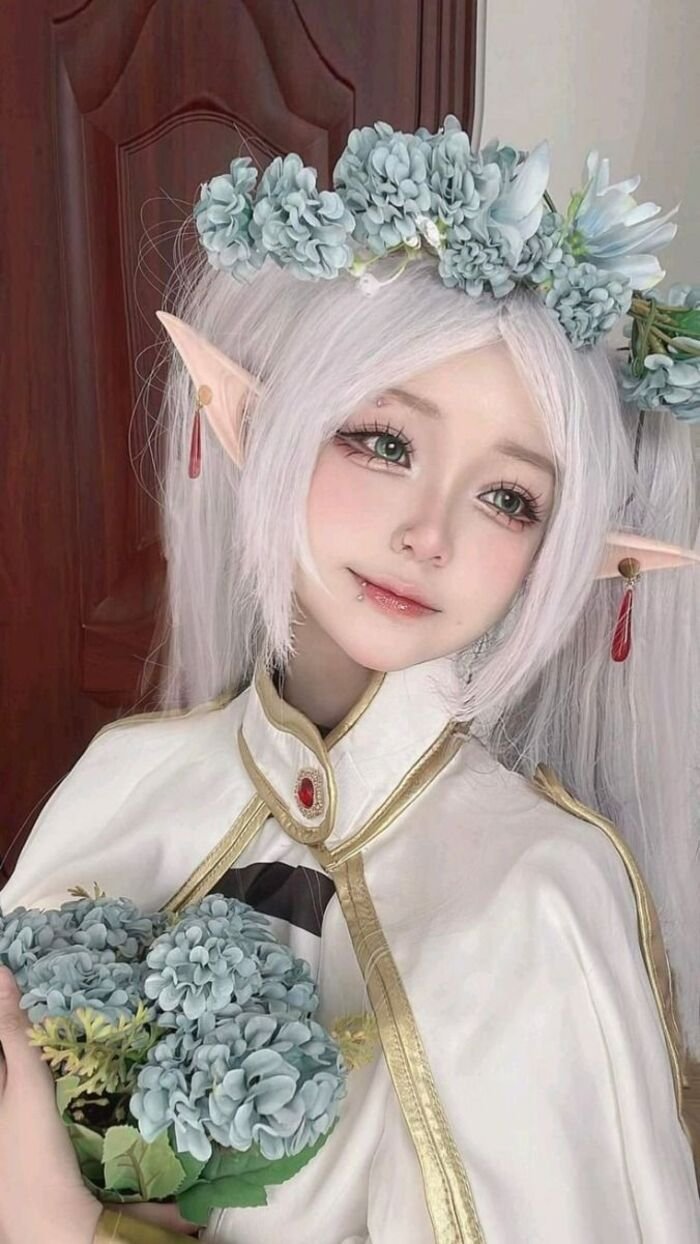 ảnh cosplay frieren đẹp yêu