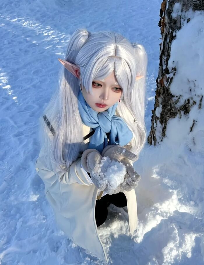 ảnh cosplay frieren siêu hot