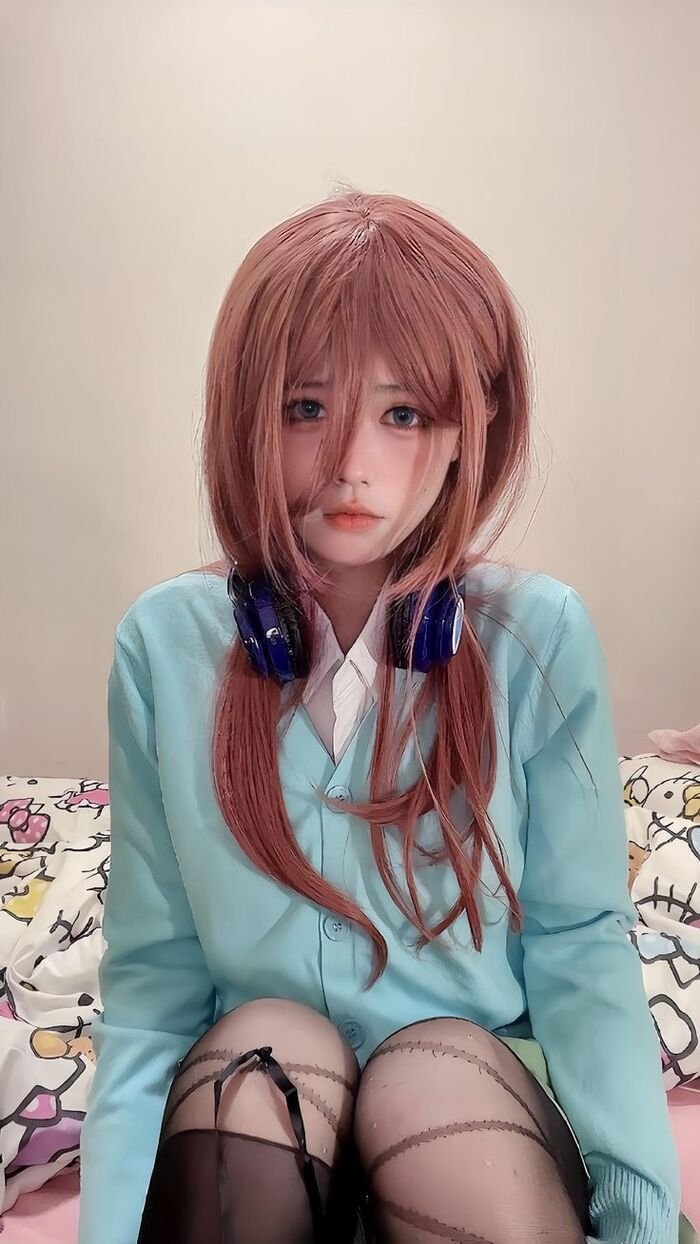 ảnh miku nakano cosplay chất