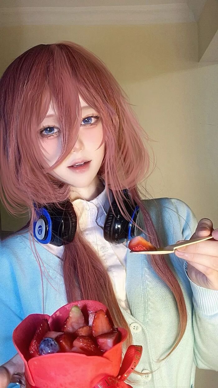 ảnh miku nakano cosplay cực xinh