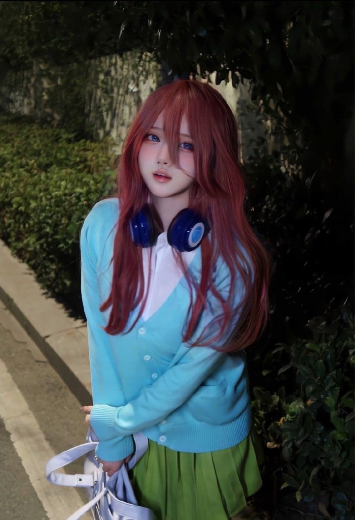 ảnh miku nakano cosplay cute nhất