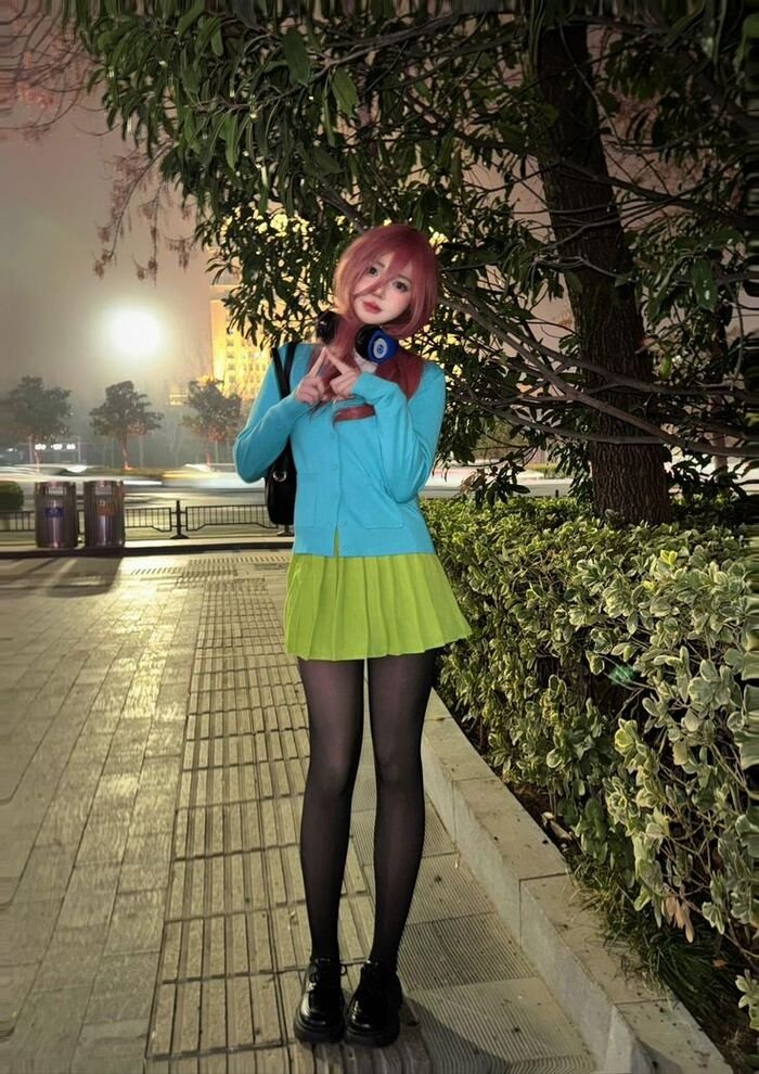 ảnh miku nakano cosplay siêu xinh