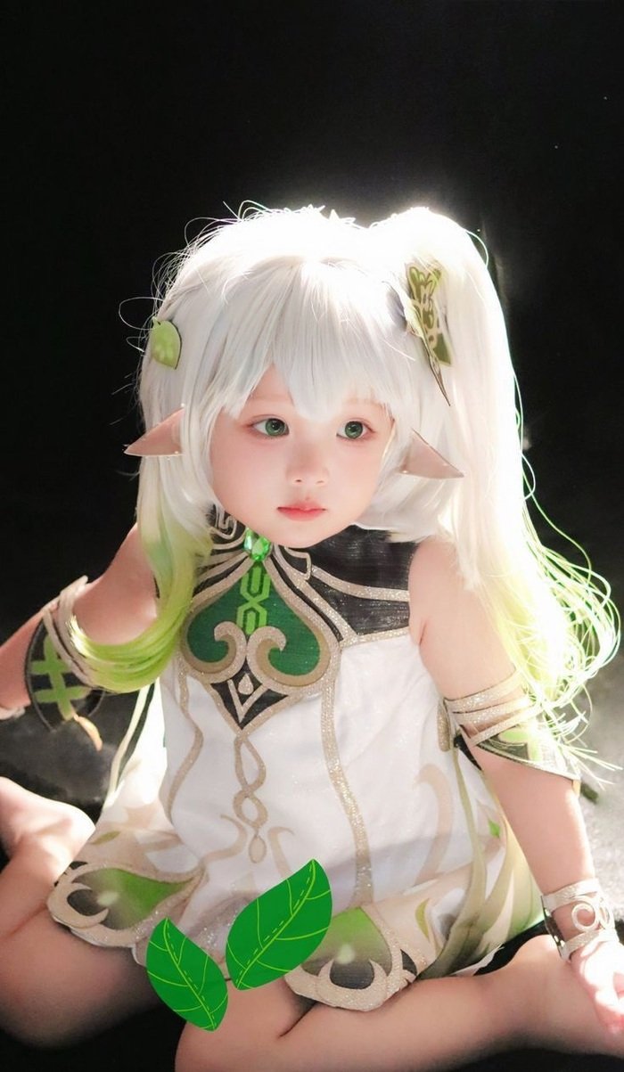 ảnh nahida cosplay đáng yêu