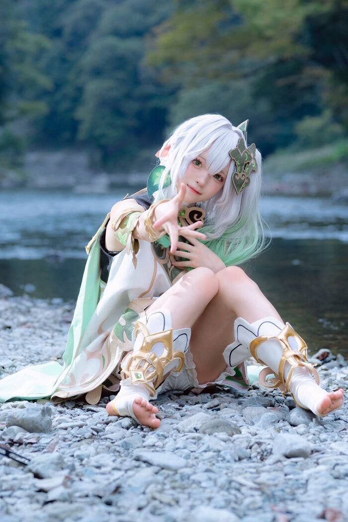 ảnh nahida cosplay đẹp xỉu