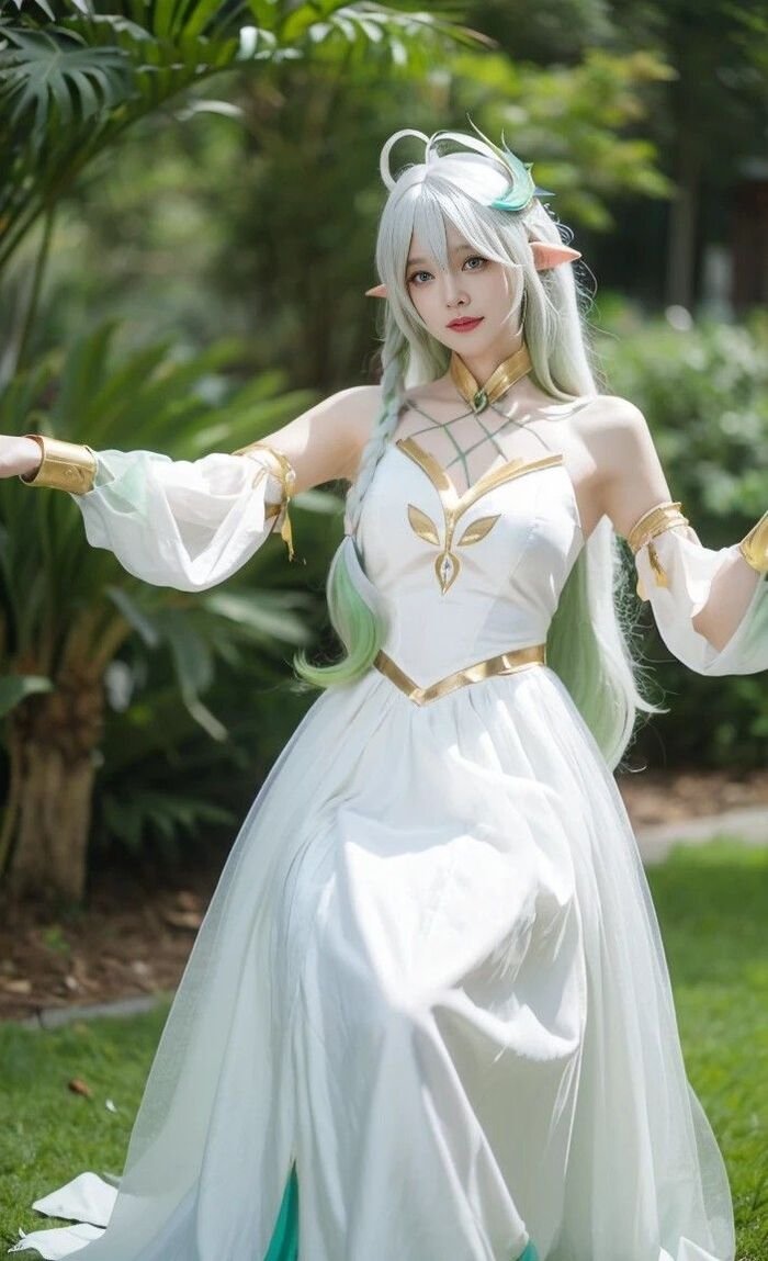 ảnh nahida cosplay siêu hot