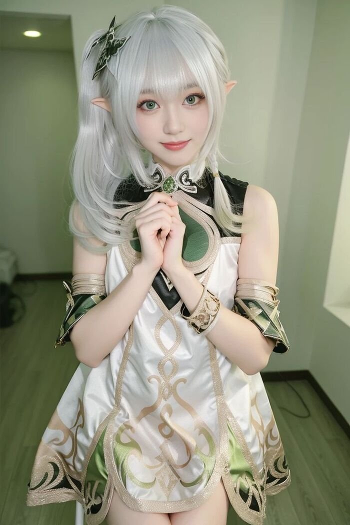 ảnh nahida cosplay trend đẹp
