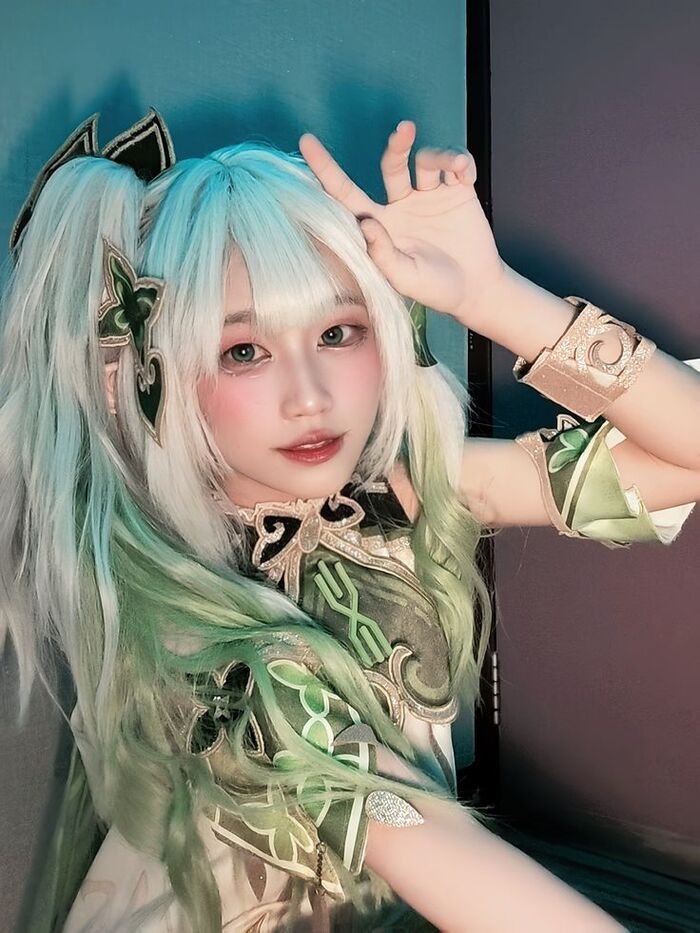 ảnh nahida cosplay xinh cute