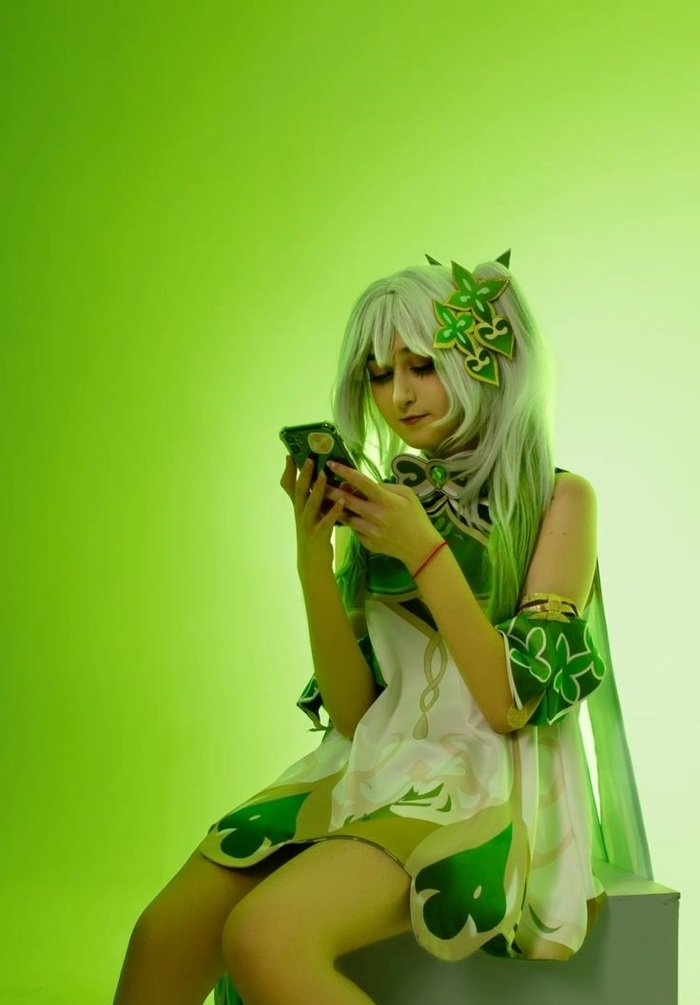 ảnh nahida cosplay xinh xỉu