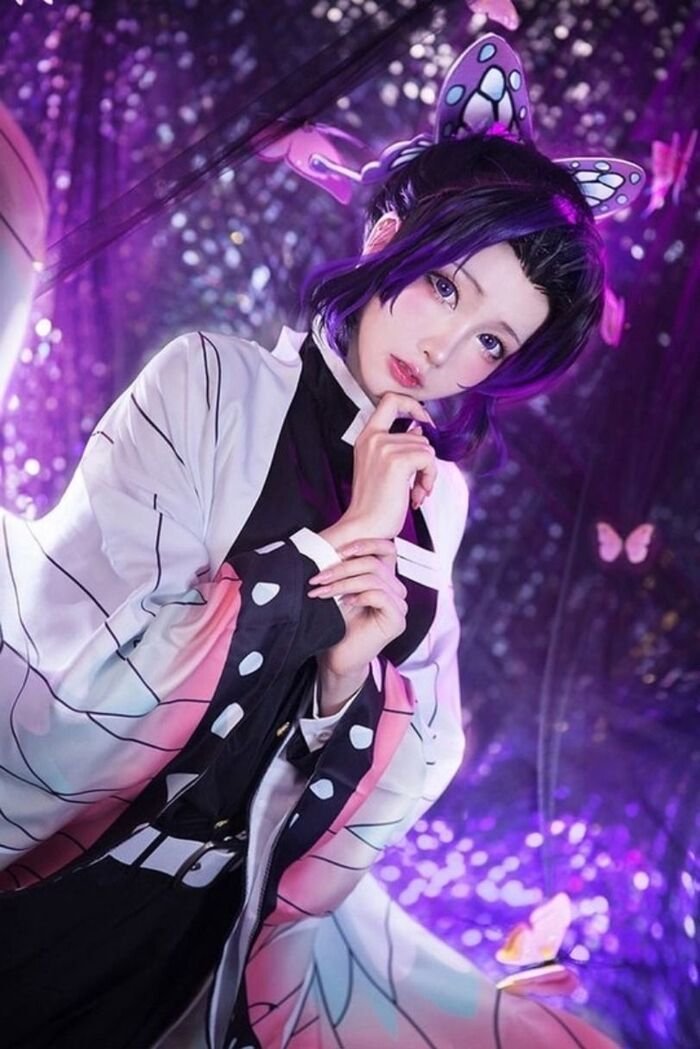 ảnh shinobu cosplay siêu ngầu