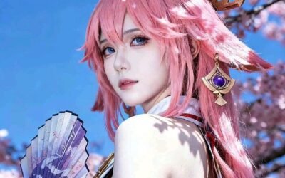 yae miko cosplay xinh yêu