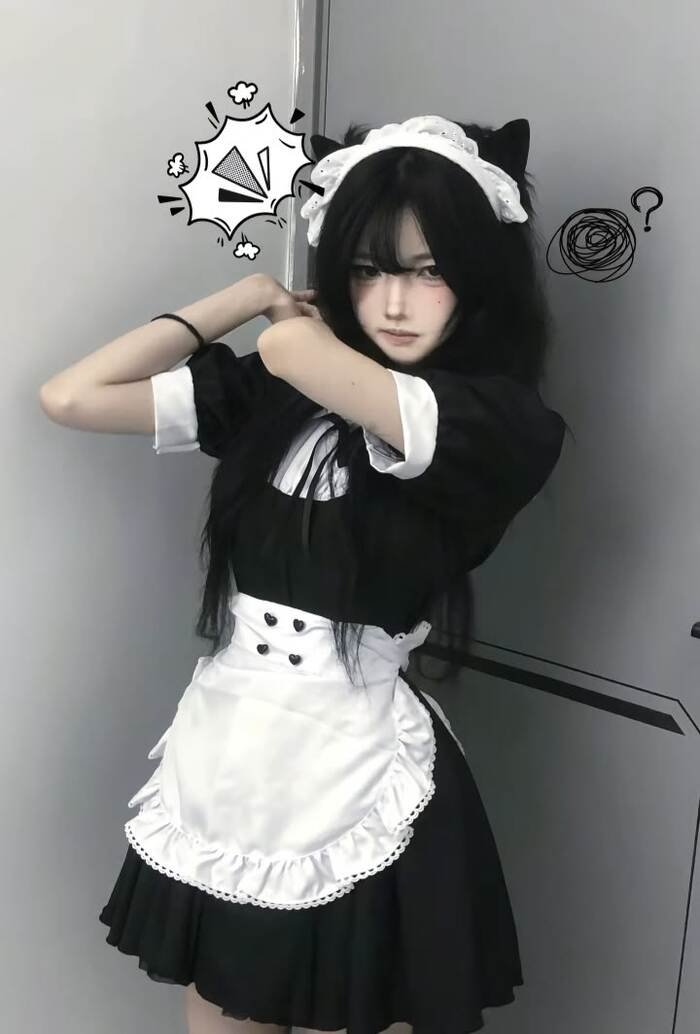 ảnh cosplay hầu gái siêu ngầu