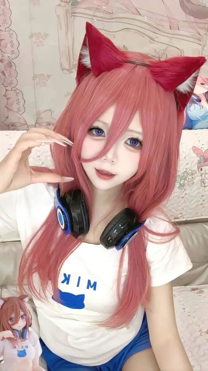 ảnh cosplay mèo đẹp hot