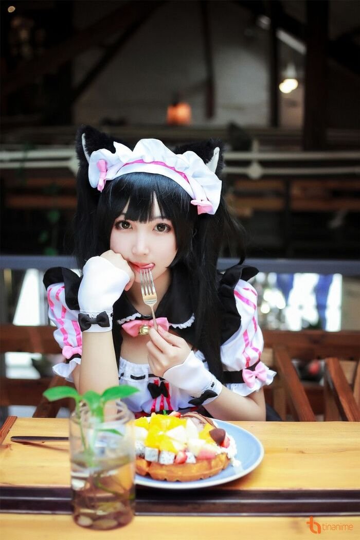 ảnh cosplay mèo ngầu
