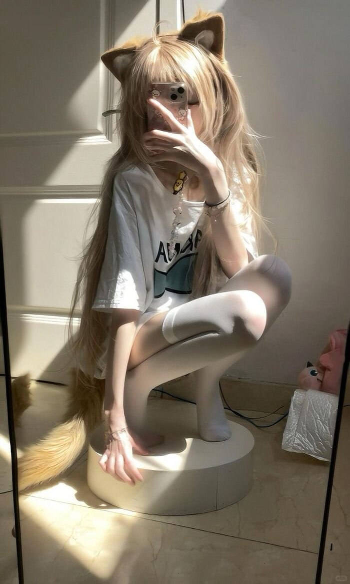 ảnh cosplay mèo trend