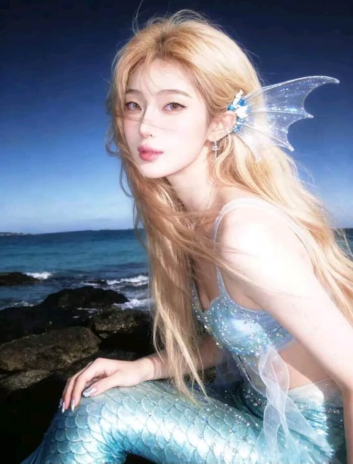 ảnh cosplay nàng tiên cá slay cực đẹp