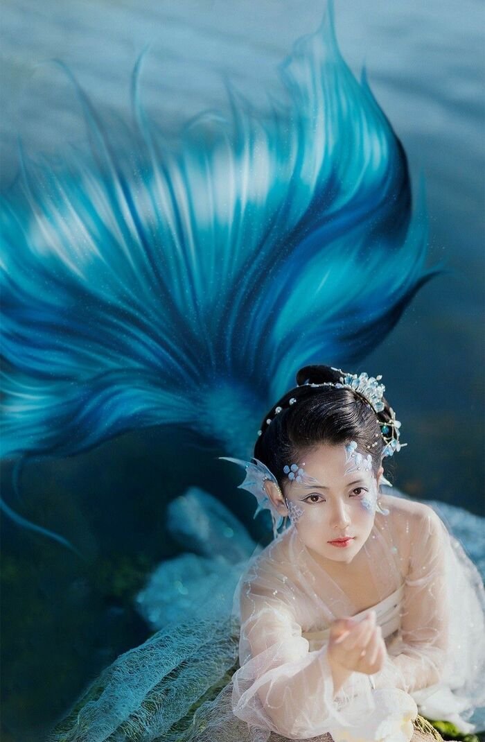 ảnh cosplay nàng tiên cá slay