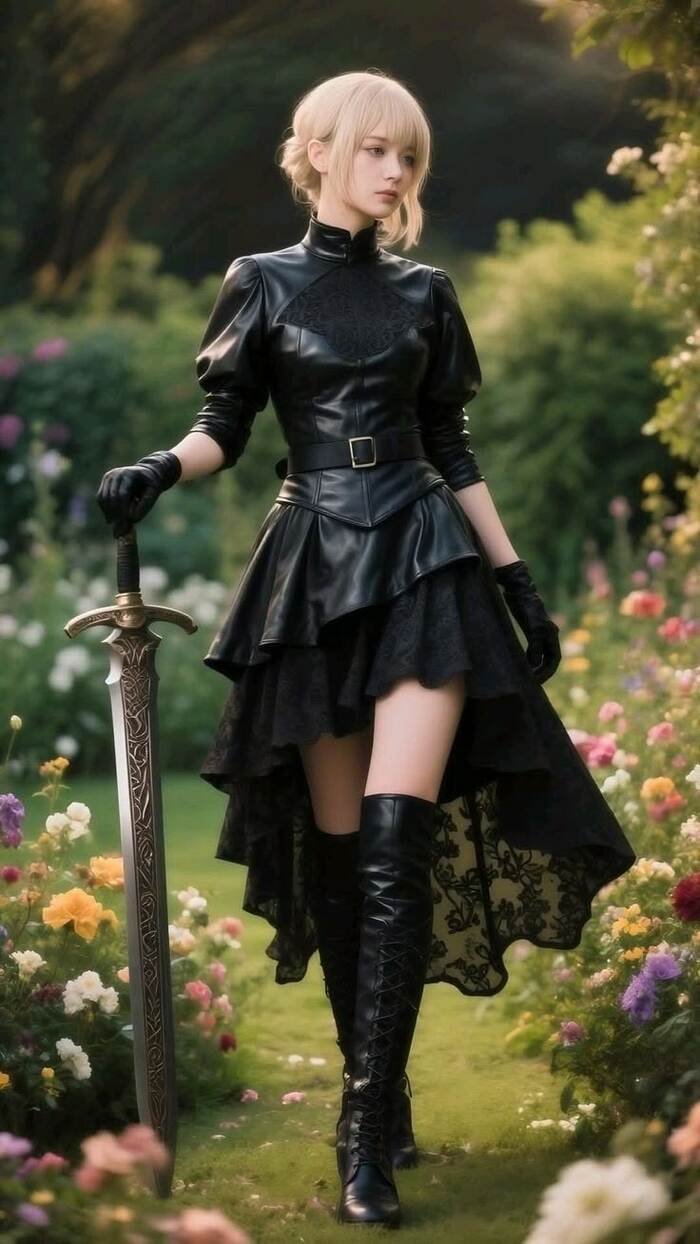 ảnh cosplay phù thủy cool ngầu