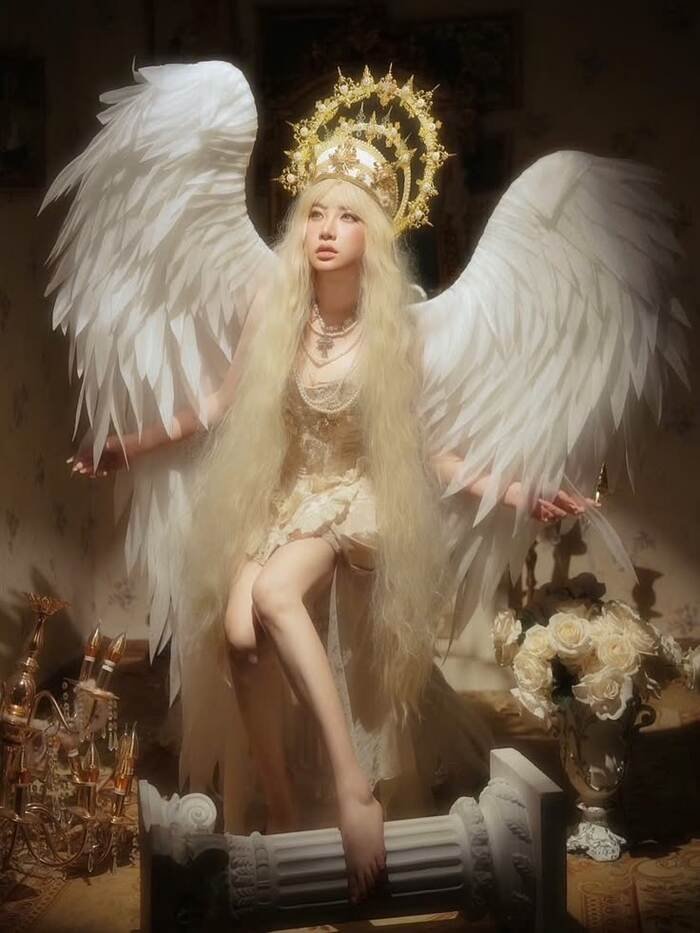 ảnh cosplay thiên thần ma mị nhất