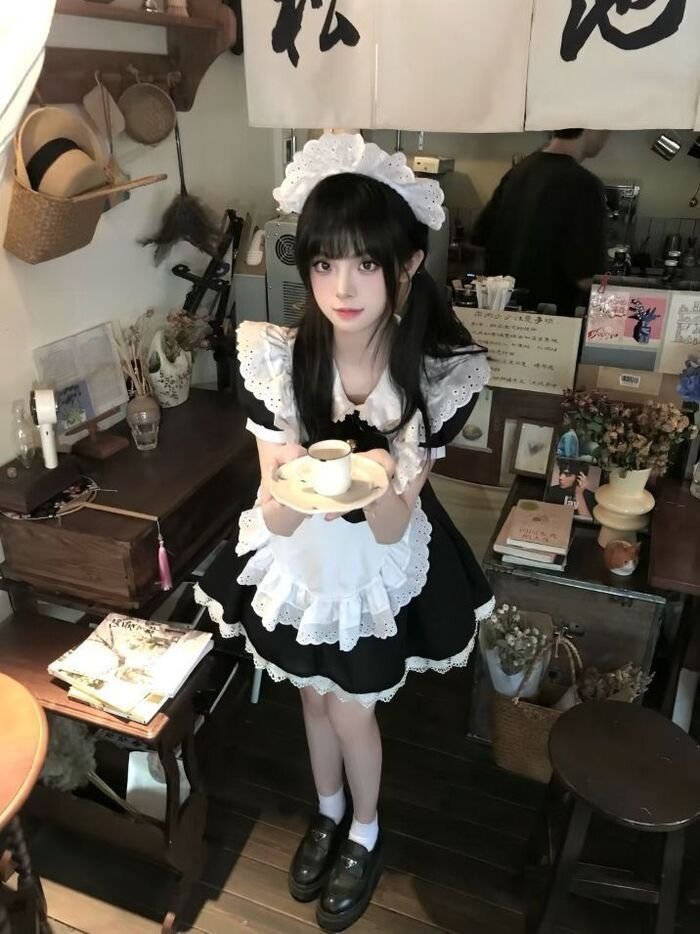 cosplay hầu gái cực cute