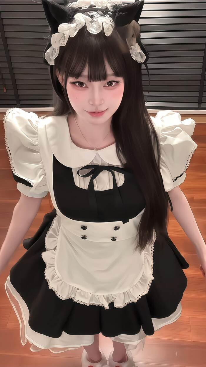 cosplay hầu gái cực ngầu