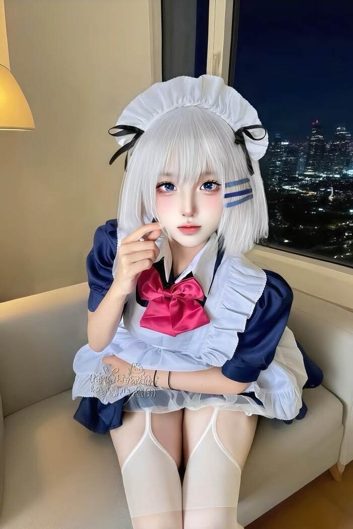 cosplay hầu gái cực xinh