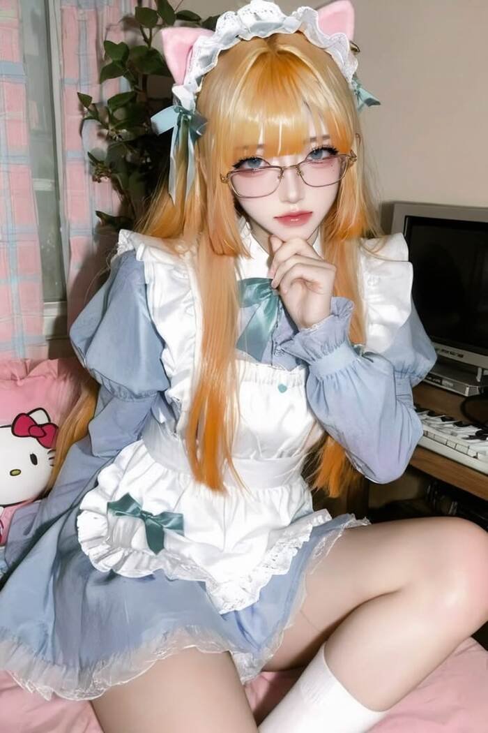 cosplay hầu gái cute nhất