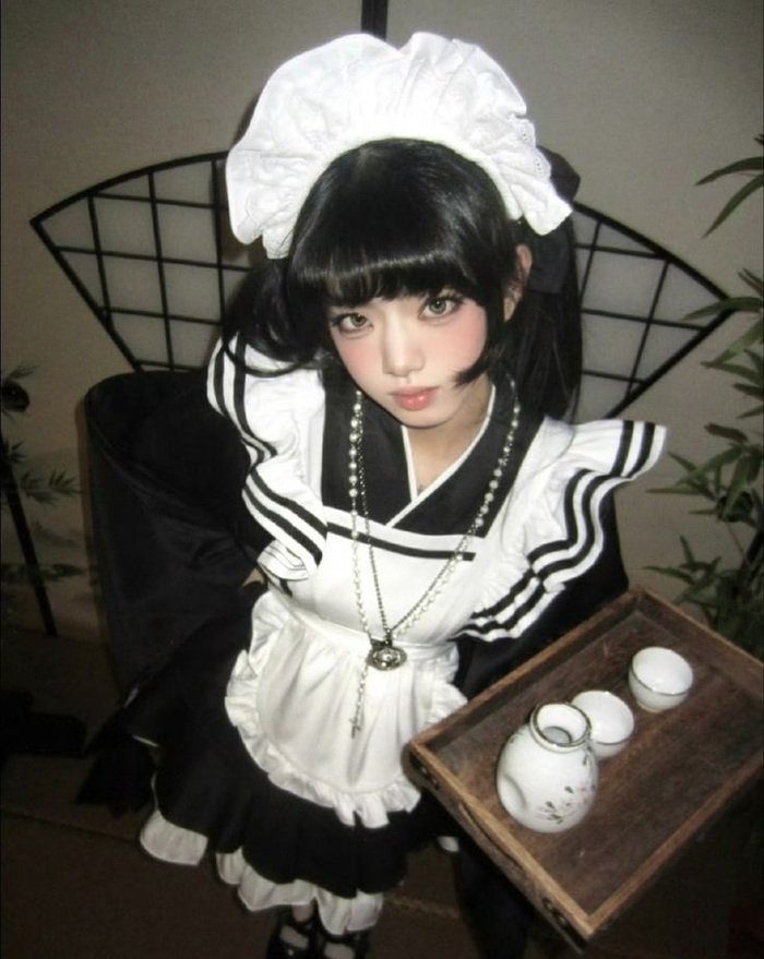 cosplay hầu gái đẹp hot