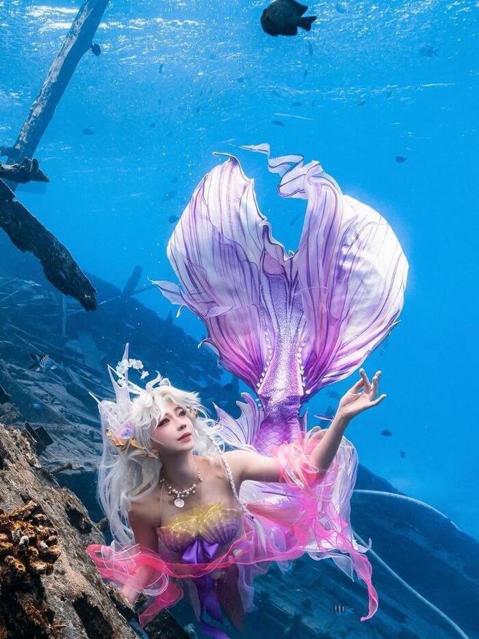 cosplay nàng tiên cá chất