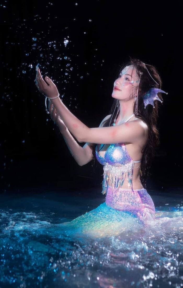 cosplay nàng tiên cá slay huyền ảo