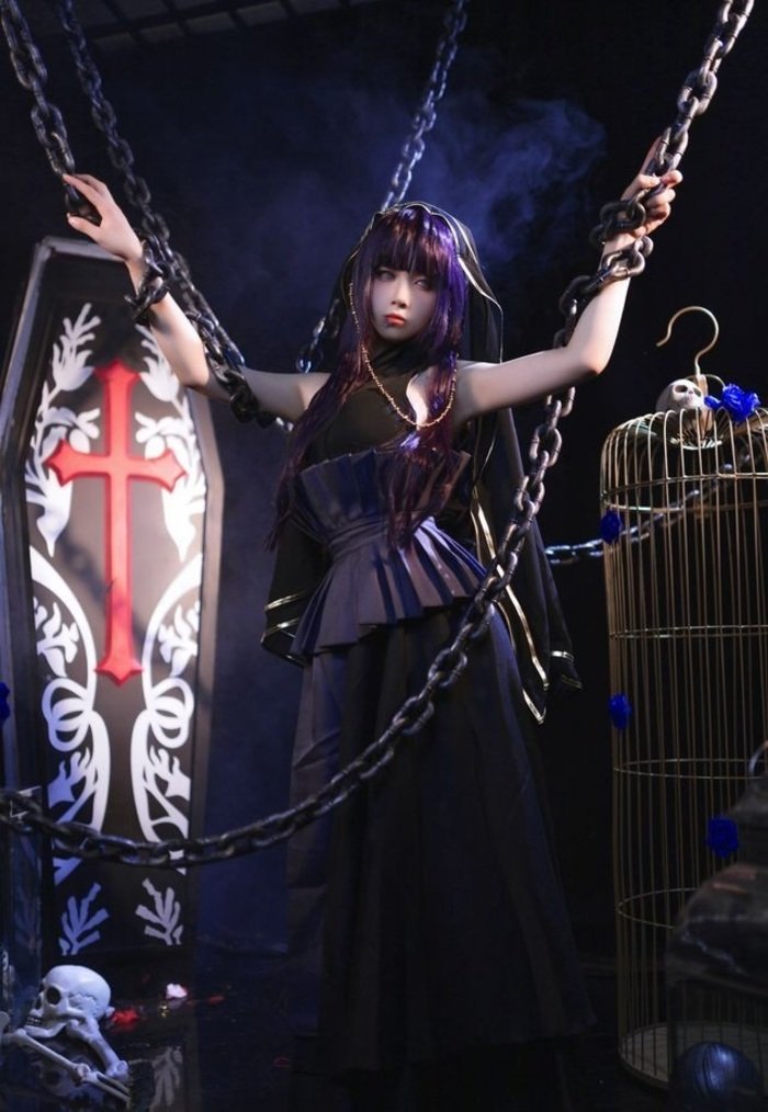 cosplay phù thủy cực ngầu