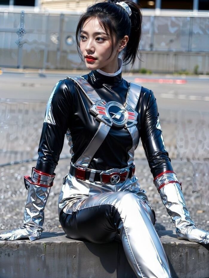 cosplay siêu nhân đen