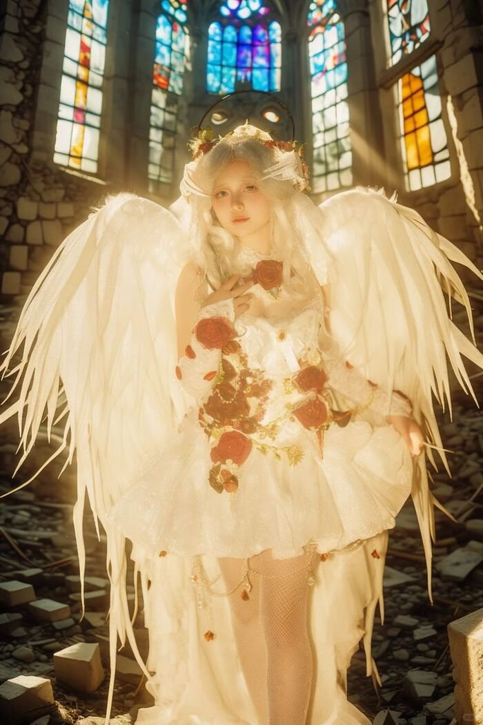 cosplay thiên thần ảo diệu