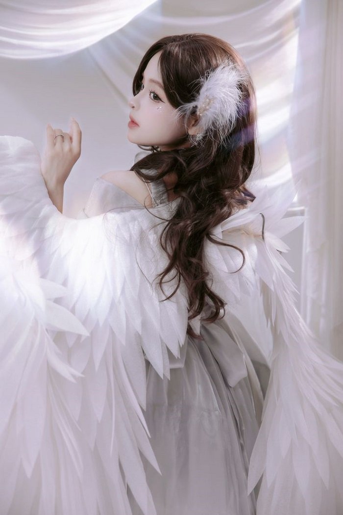 cosplay thiên thần siêu xinh